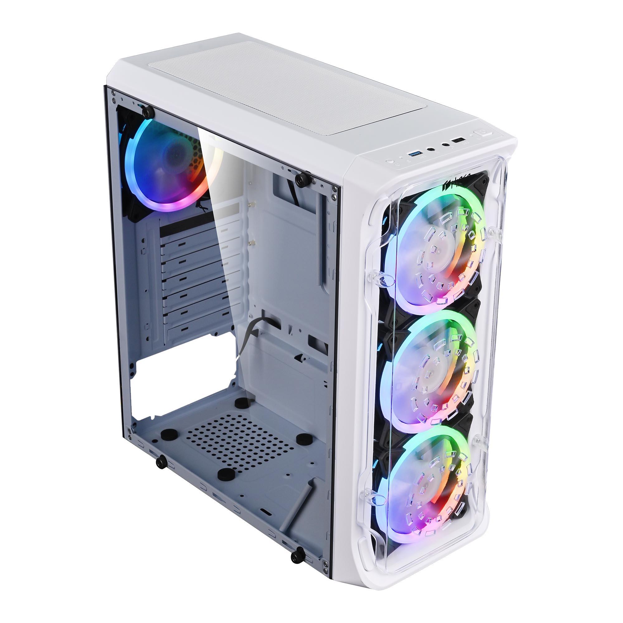 Gaming PC Case with RGB Fans